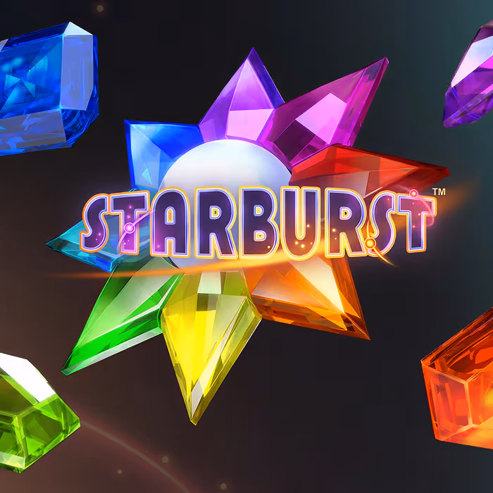 بازی اسلات Starburst با جواهرات درخشان و wild های گسترشیافته